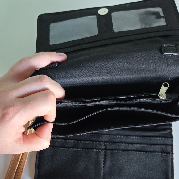 Boho-Western Tan and Brown Women's Clutch - Picture 8 of 9